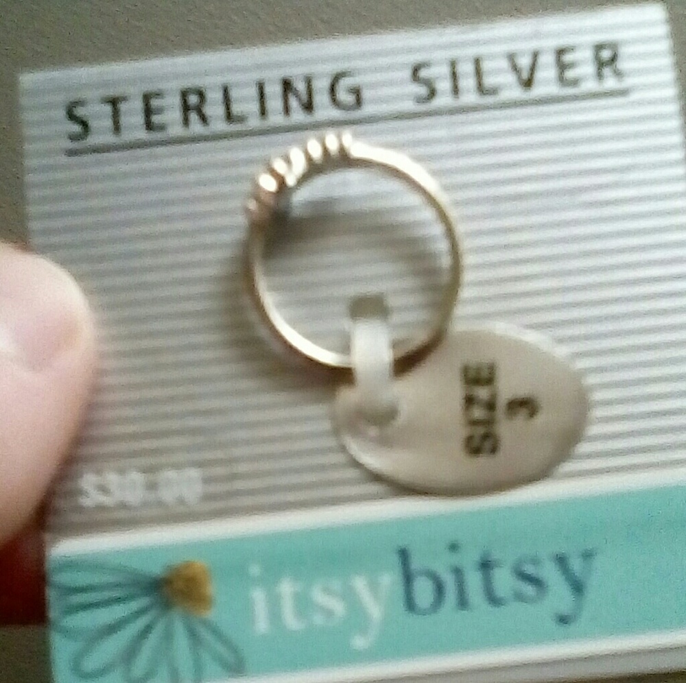 Sterling silver ring